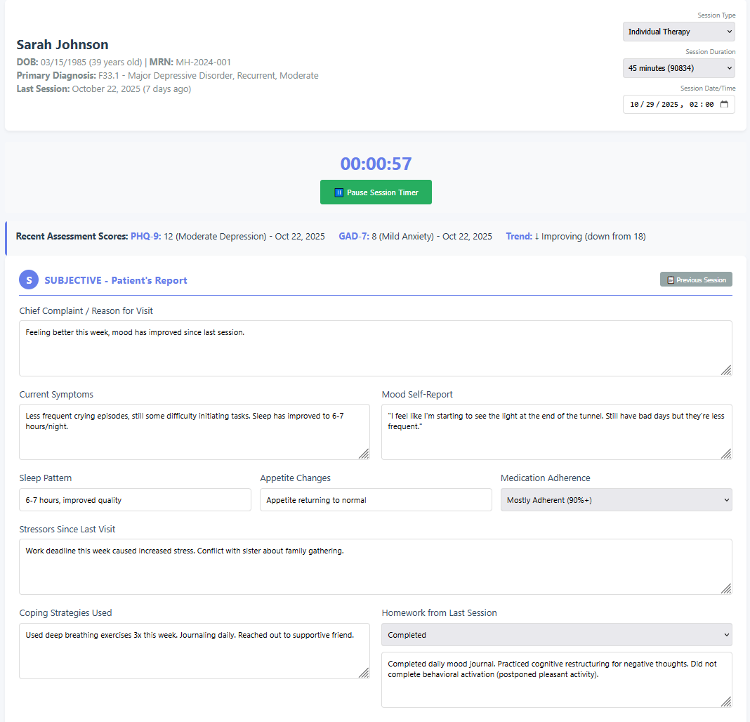 Advanced Clinical Documentation